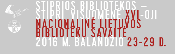 16-oji Nacionalinė bibliotekų savaitė